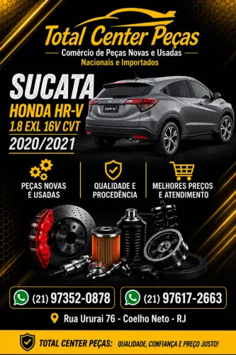 PEÇAS SUCATA HONDA HRV 2020/2021