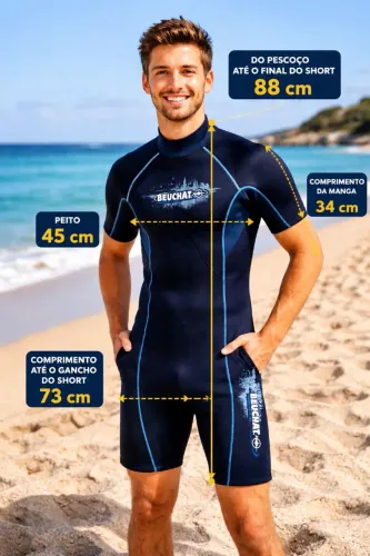 Roupa de mergulho Beuchat Shorty de manga curtaBeuchat Shorty de manga curta