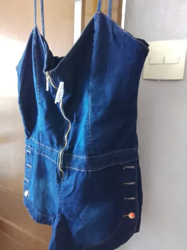 Macaquinho jeans