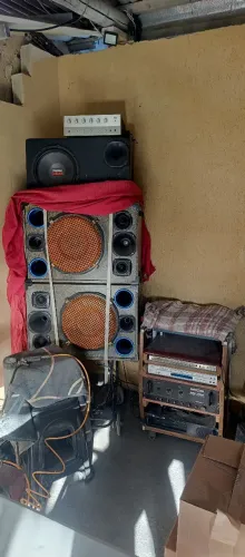 Equipamento de som completo