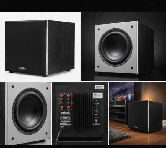 Subwoofer Ativo Polk Audio PSW404 10" - Home Theater Premium - 110V