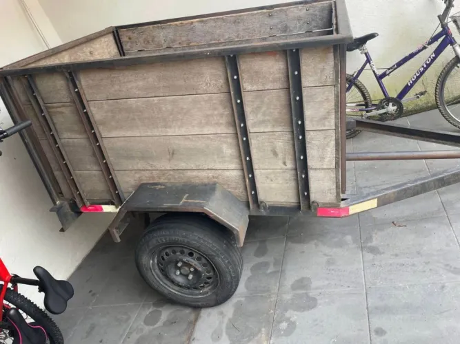 Carretinha rodoviária alta 1,5 Ton