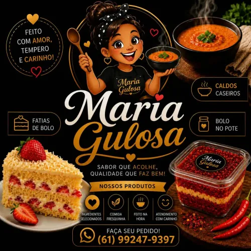 Maria Gulosa Bolos e doces