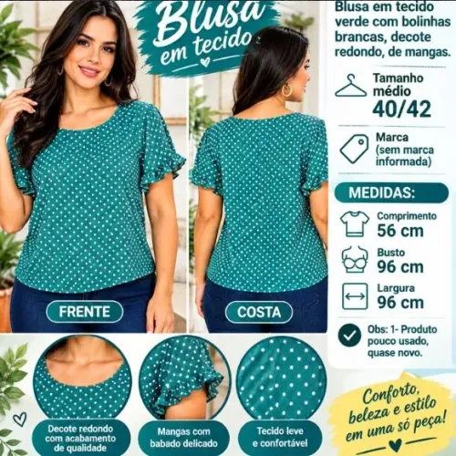 Blusa em Tecido
