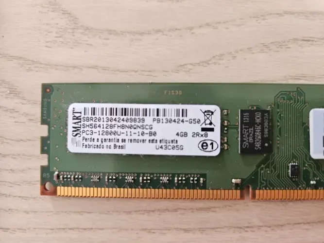 Memória Smart DDR3 4GB Computador Desktop
