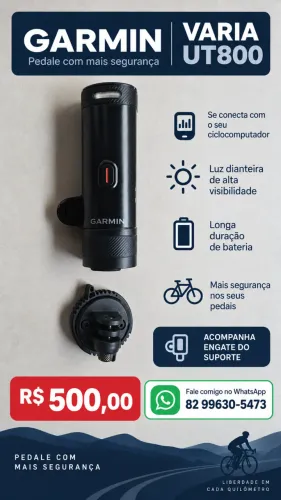 Garmin Varia UT800 (farol dianteiro)