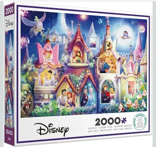 Quebra-cabeça Princesas Disney, 2000 peças