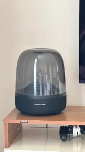 Caixa De Som Harman Kardon Aura Studio 3 Bluetooth Cor Preto