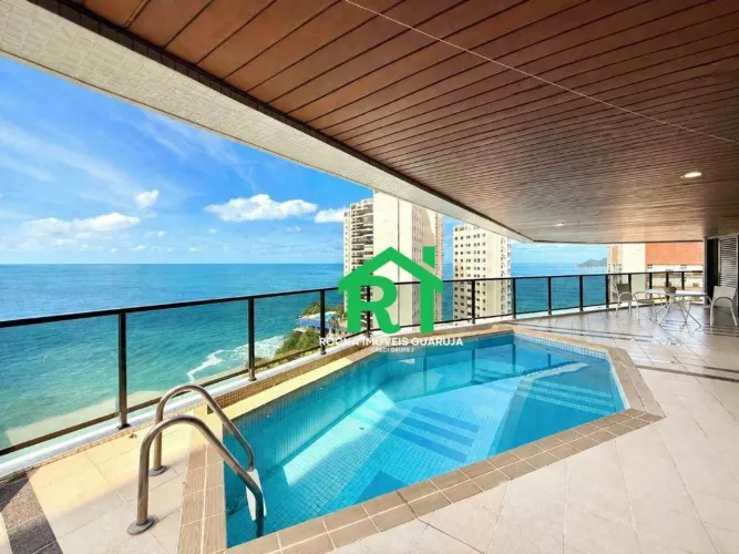 Apartamento frente mar com 4 quartos (4 suítes), 3 vagas e lazer à venda em Jardim Astúria