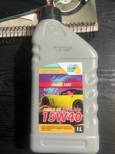 Óleo do motor 15w40 semi sintético