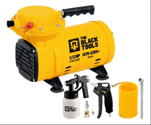 COMPRESSOR DE AR DIRETO 1/2 HP BIVOLT THE BLACK TOOLS- CME2000