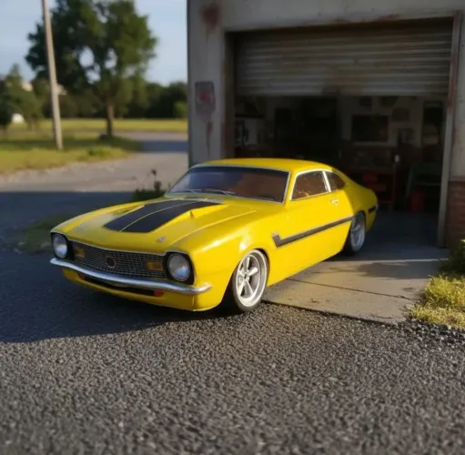 Maverick Amarelo - Bolha para Automodelo 1:10