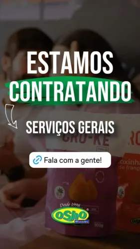 . VAGA DE EMPREGO - SERVIÇOS GERAIS