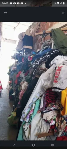 Bazar de roupas e calçados