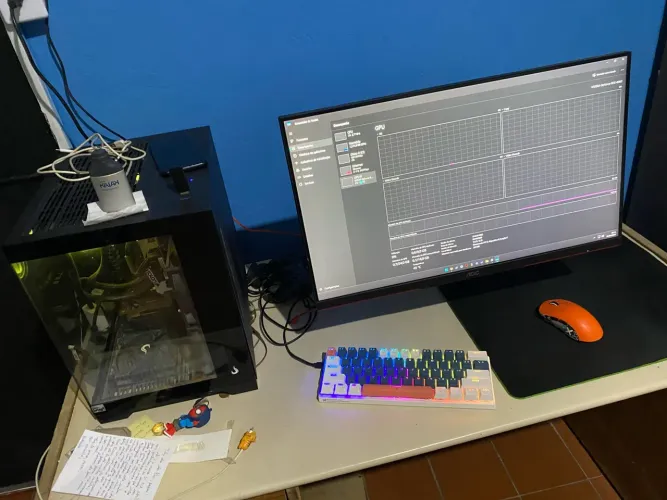 PC GAMER COMPLETO Ryzen 7 5700X3D + RTX 4060 + 32GB + MONITOR 240Hz