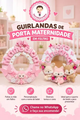 Guirlanda porta maternidade
