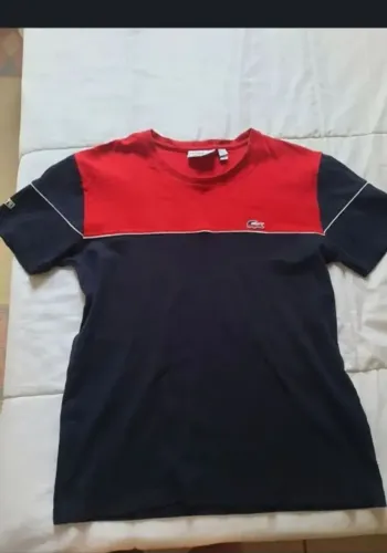 3 peças sapato camisa lacoste e camisete quadriculado