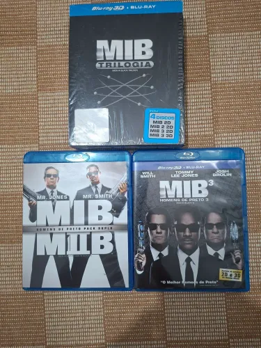 A TRILOGIA MIB EM BLU-RAY