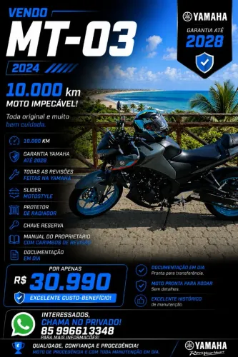 Vendo MT03 24/24 - 10.000 km