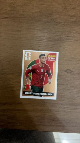 Cristiano Ronaldo bronze 2026 figurinha de copa