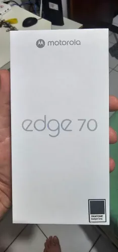 Motorola Edge 70 256GB - Cinza. Lacrado, com NF e Garantia. Sem papo de liso.