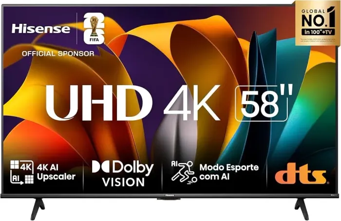 TV HISENSE 58polegadas