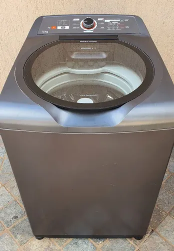 Lavadora Brastemp 15kg (Titanio)Semi-nova