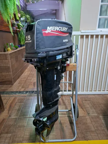 ? MOTOR DE POPA MERCURY SUPER 15/18 - ANO 2018