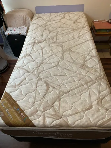 Cama Box Ouro Spring Solteiro