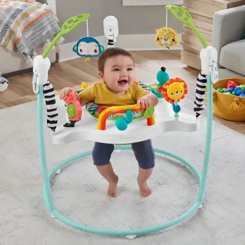 Aluguel Jumperoo Diversão na Selva Fisher-Price - Centro de Atividades Pula-Pula para Bebê
