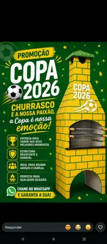 Churrasqueiras premoldadas 