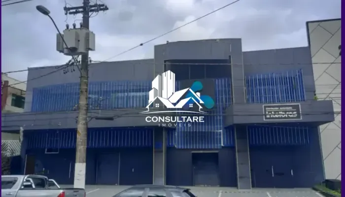 Loja Comercial para Aluguel em Santos Vila Mathias, 869 m² Privativos com 5 Vagas