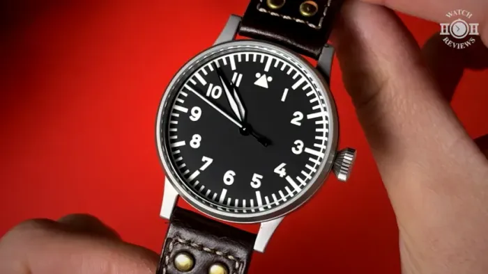 Relógio Hruodland flieger type a pilot automático n laco stowa iwc