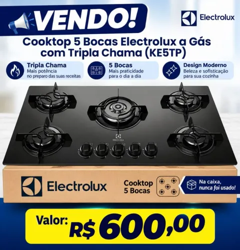 VENDO COOKTOP (NUNCA USADO)