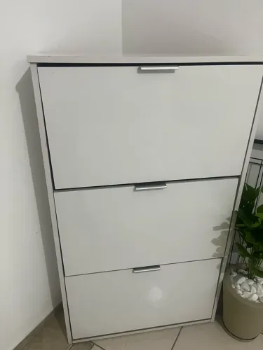 Sapateira 3 portas branco 