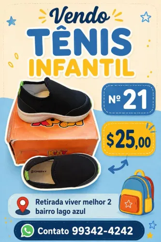 Sapatos e sandálias infantis