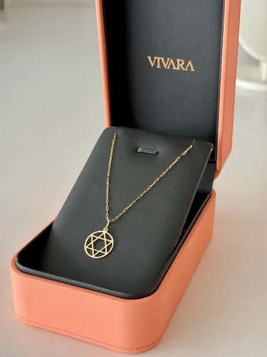 Corrente de Ouro Vivara 70cm 18k Cadeado alongado Garantia Vitalícia Cordão