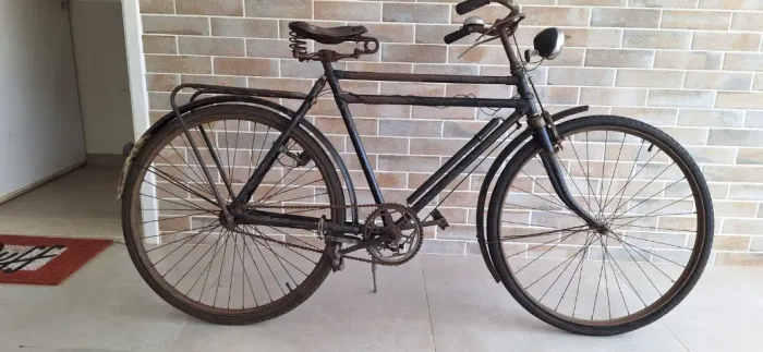 Bicicleta antiga inglesa Hopper cano duplo aro 28