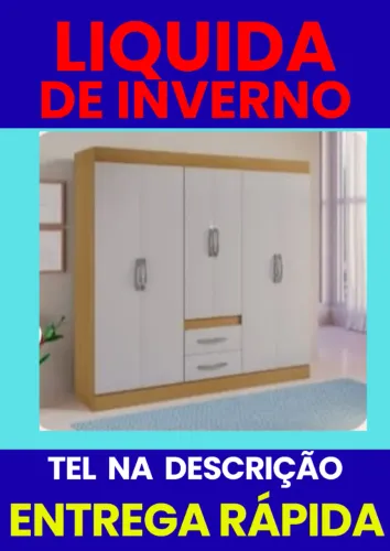Guarda Roupa 6 Portas Entrega Rápida