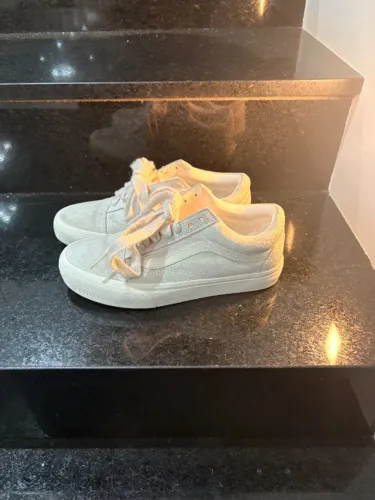Tênis Vans Old Skool Branco Nº 35 - Seminovo, Excelente Estado