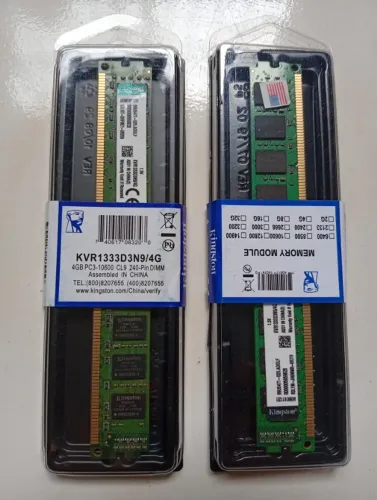 Kit memoria ram DDR3 8gb (2x4gb) KVR1333D3N9/4G PC