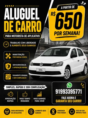 Aluguéis de carro