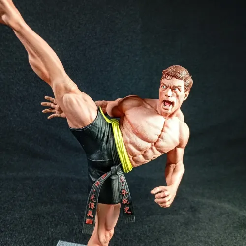 Van Damme O Grande Dragão Branco action figure boneco
