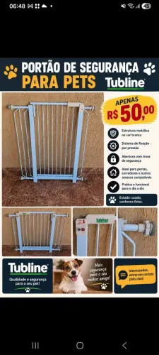 Portão de segurança tubline