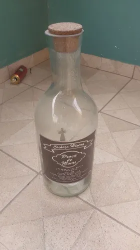 Garrafão de vidro de 8 litros