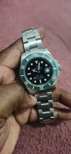 Submariner Date, Linha Premium AAA, Automático, Aço 904L, Cristal Zafira, Bezel Cerâmica
