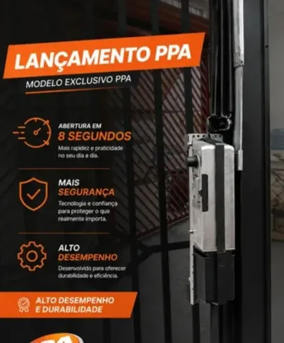 Portão eletrônico basculante PPA