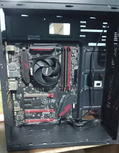 Placa mae x470 gaming plus + ryzen 5 3600