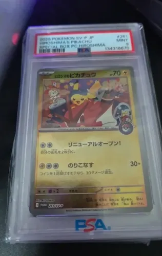 Carta Pokémon Pikachu Psa 9