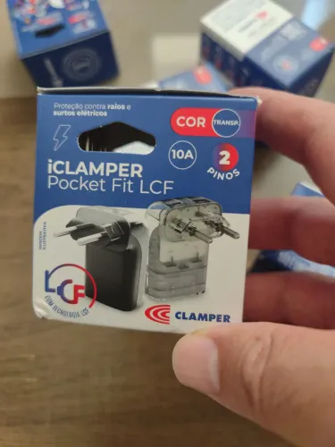 Protetor surto iclamper pocket 2 pinos